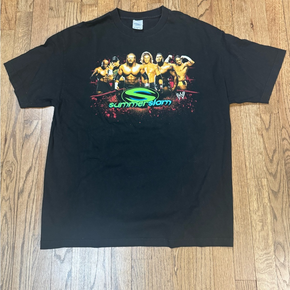 WWE Black Graphic T-Shirt